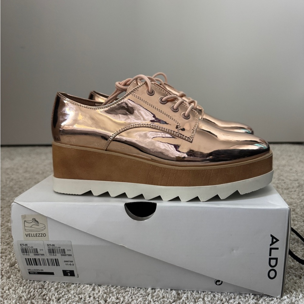 Aldo Vellezzo Platform Oxfords - Picture 3 of 3